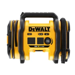 DeWalt 18V õhukompressor, kollane ja must disain
