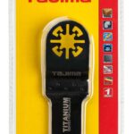 Multitööriista bimetall titaanium kattega saetera Tajima, sirge 28,5mm. Puidule, plastikule ja metallile