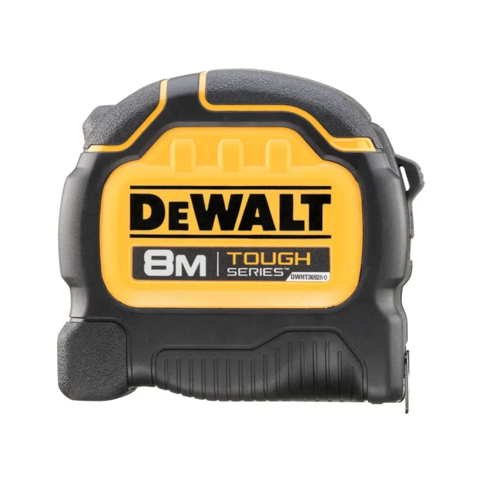 DeWalt 8m mõõdulint, vastupidav seeria, must-kollane