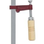 Pitskruvi MM 15cm, haara sügavus 7cm, max 4000N, puidust käepide Piher