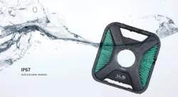 Tolmu- ja veekindel seade IP67 standardiga.