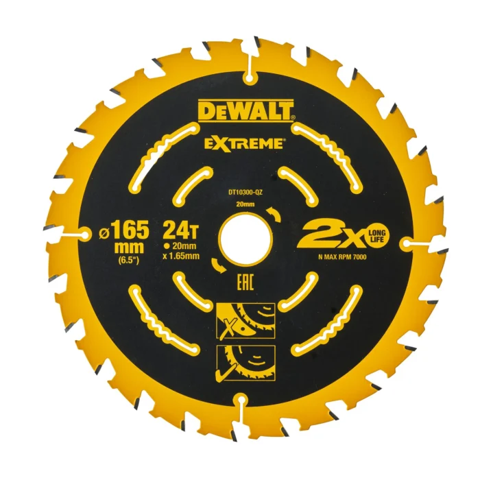 DeWalt saeketas 165mm 24 hamba pikemaealisus
