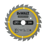 DeWalt saetera ketas, 165mm, 24 hambaga