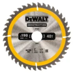 DeWalt ehitus sae tera 190 mm, 40 hambaga