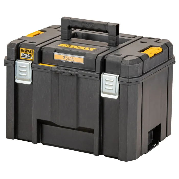 Dewalt must toolikast tööriistade hoiustamiseks