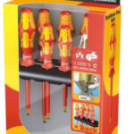 Wera Kraftform Plus 160i/165i/7 VDE elektriku kruvikeerajate kmpl 7 osa PZ+SL+pinge tester, raamiga