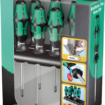 Wera Kraftform Plus LaserTip kruvikeerajate kmpl 6 osa PH+PZ+SL, raamiga