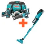 Makita tööriistakomplekt ja tolmuimeja