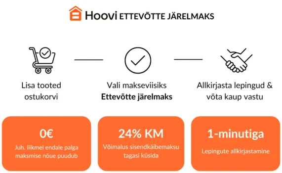 Hoovi ettevõtte järelmaksu sammud ja eelised