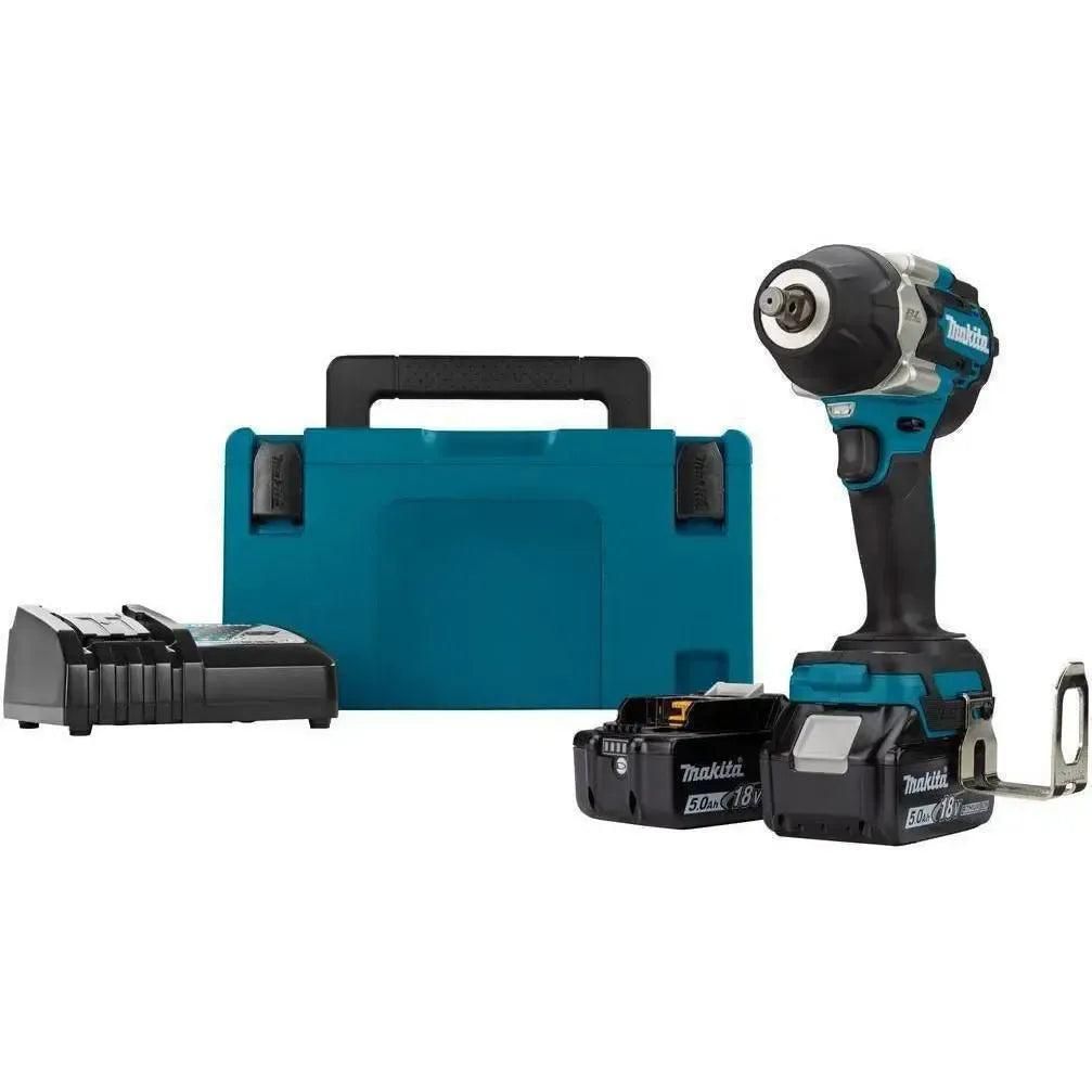 makita-dtw700rtj-accu-slagmoersleutel-18v-5_0ah-in-mbox-0088381723862-mastertools_nl Akulöökmutrikeeraja Makita DTW700RTJ - Image 1
