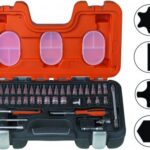 Padrunite ja otsakute kmpl 4-13mm 46 osa 1/4" Bahco