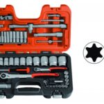 Padrunite ja võtmete kompl. 4-32mm 1/4"+ 1/2" 56 osa Bahco