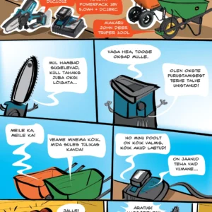 Villu garaažis talve tööriistade valmistamine.