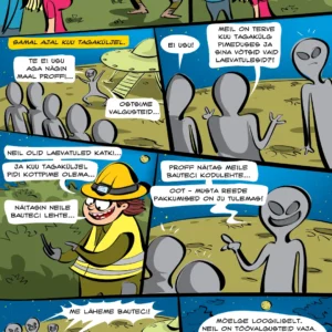 Villu ja tulnukad ostavad valgusteid.