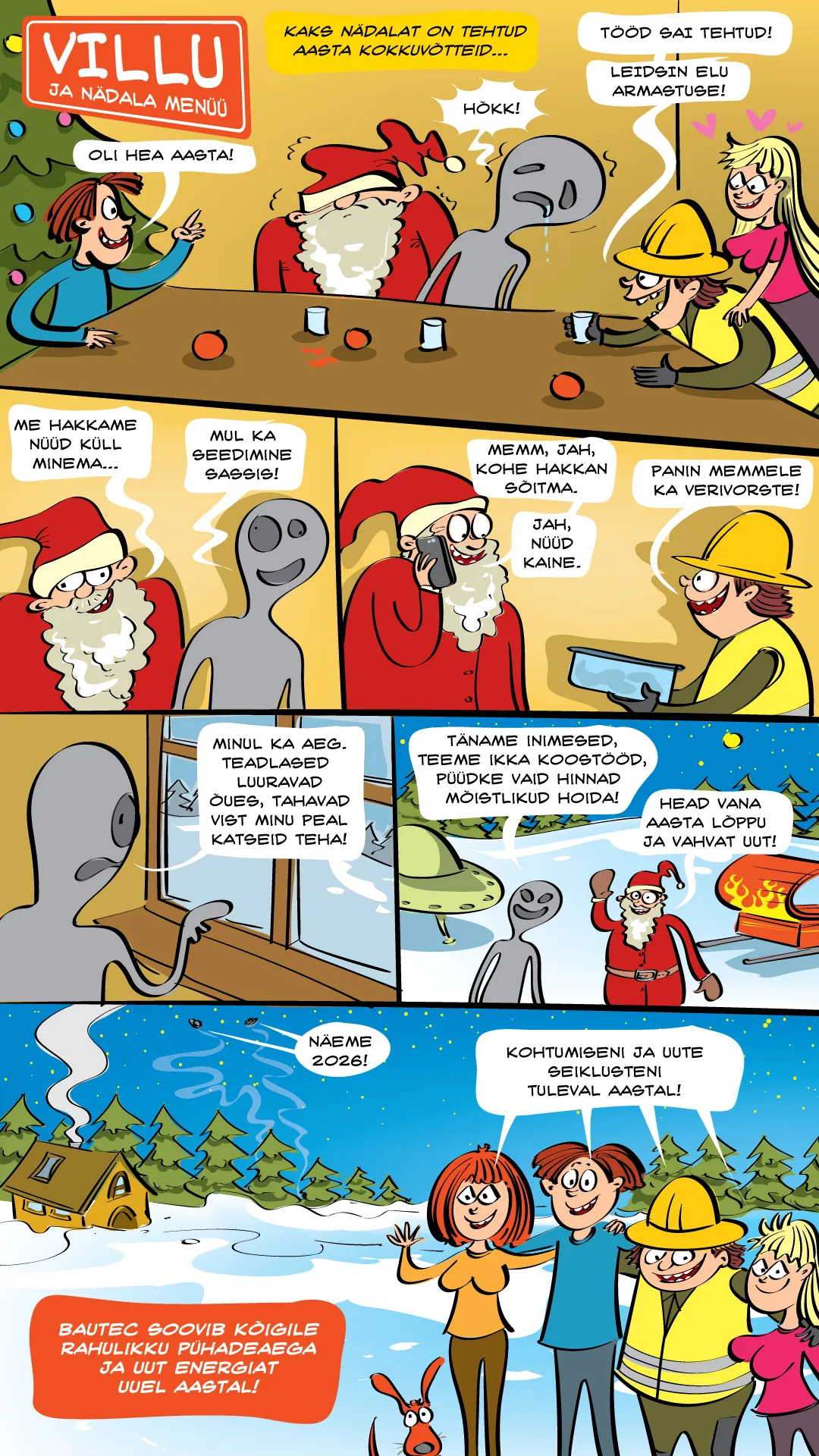 Villu ja nädala menüü - 29.12.2025